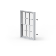 Sararo 4 Aluminum Double Hung Window