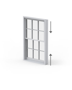 Sararo 4 Aluminum Double Hung Window